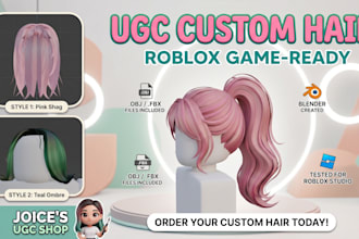 create a ugc hair models