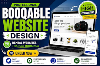 booqable rental website, online booking website, equipment party rental website