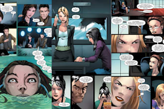 do comic book illustration comic strip graphic novel comic artist comic page art