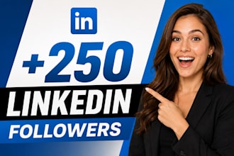 buy 250 linkedin followers organically