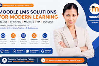 install upgrade migrate fix develop moodle lms website online learning website