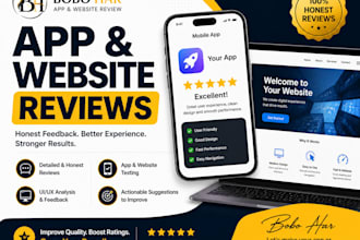 review your app or website and give honest feedback