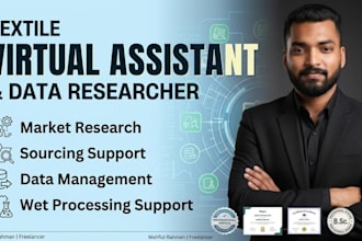 be your textile industry virtual assistant and researcher