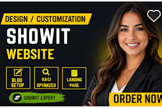 customize showit template redesign showit build showit website