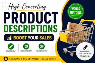 write high converting product descriptions that boost your sales