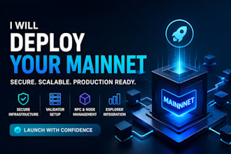 manage your blockchain mainnet launch and deployment