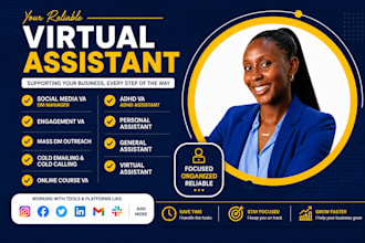 social media va dm manager engagement va online course va mass dm adhd assistant