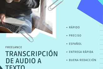 transcribo audios en espaÑol de forma rapida y precisa