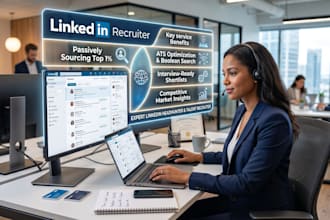 be your linkedin recruiter and headhunter for your open roles