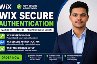 setup wix passkeys login wix secure authentication wix face id login setup