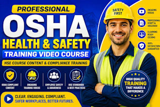 create osha health safety training video course hse training course