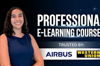 professionally design an e learning course