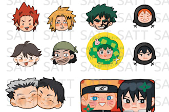 draw cute chibi character