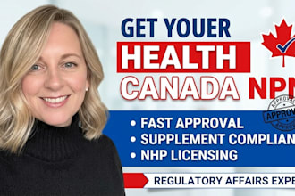 get health canada npn registration and nhp license for your supplement
