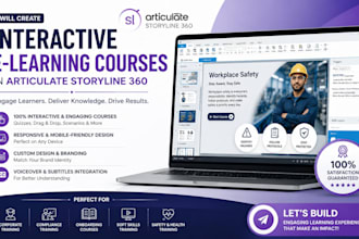 design an elearning course using articulate storyline 360