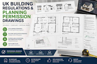 help you with UK building regulations drawings and planning permission approval