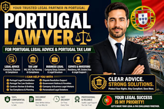 be your portugal lawyer for portugal legal advice and portugal tax law
