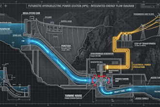 do hydropower design, intake, penstock, surge tank and powerhouse engineering