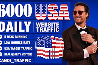 do organic USA,UK website traffic to increase sales
