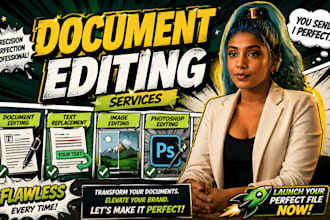 edit, replace and refine text, images edits and documents professionally