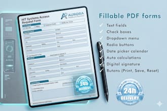 create or redesign fillable PDF forms