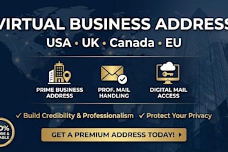 provide a verified virtual business address and virtual office worldwide