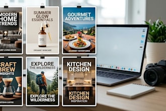 create high reach, pinterest algorithm optimized pin images