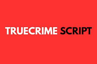 write an captivating true crime script for your youtube channel