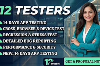 provide 12 tester closed testing mobile app testing 20 app tester