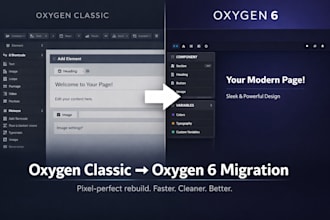 migrate your wordpress website from oxygen classic to oxygen 6 builder