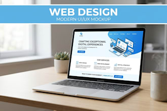 design modern UI UX website and develop responsive high converting site