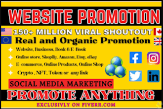 shoutout, share website link, promote product, online store, brand, news, crypto