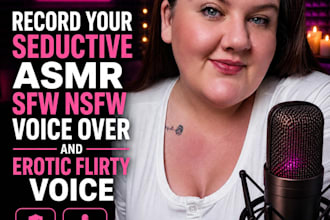 record asmr mommy custom nsfw cute seductive anime voiceover soft smut acting