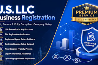do US llc registration, llc formation, ein number for US and non residents, dba