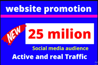 shoutout promote share link website promotion to 250m USA audience twitter, fb