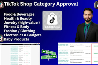 get tiktok shop category approval for restricted products