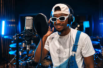 be your pro custom male singer, cover song techno house edm male singer vocalist
