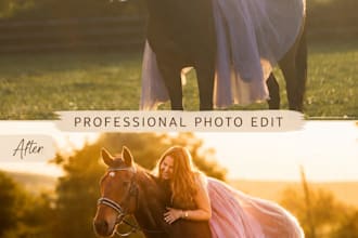 edit your horse photography professionally