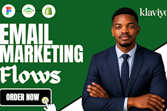setup klaviyo email flows and automation for shopify email marketing