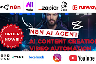 develop ai video automation using ai story agent autopilot on n8n for marketing