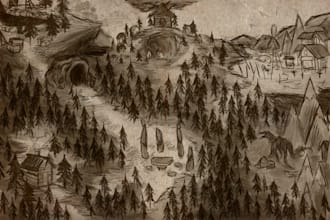draw you a fantasy map for your dnd or fantasy world