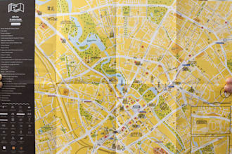 create a vector map illustration ready for print and web