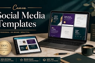 design editable canva social media templates for your brand