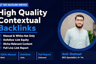 build high quality contextual backlinks for white hat SEO