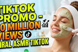 promote on my 10m views viral skincare tiktok