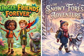 children story book illustration children story children story book illustration