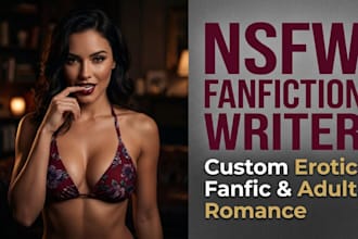 write nsfw fanfiction, erotic fanfic, adult romance story
