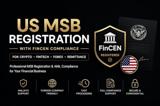 register your US msb with fincen and aml kyc compliance
