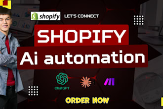 develop shopify ai automation, n8n ai agents, ai chatbot, n8n ai automation