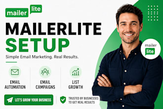 setup mailerlite automation design mailerlite landing page, email template